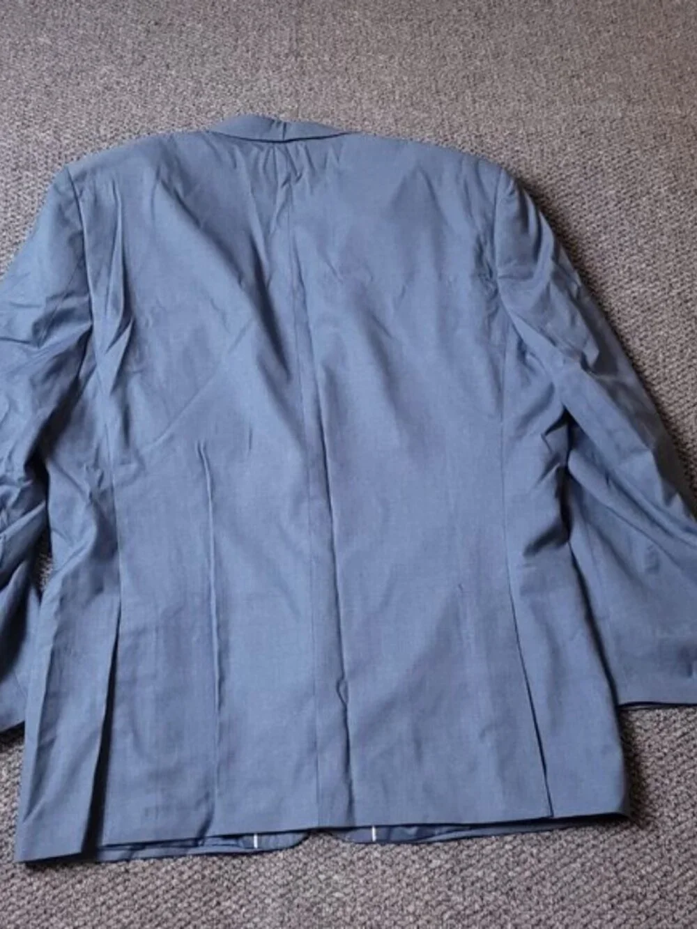 The Groomsman Suit Blazer Mens 46L Modern Fit Light Blue Jacket Supply